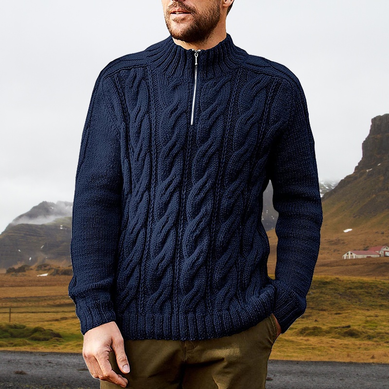 Rollkragenpullover Für Herren Im Herbst Und Winter