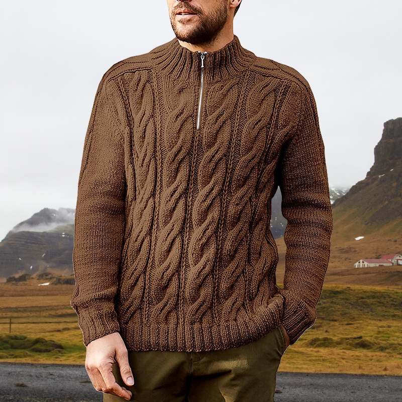 Rollkragenpullover Für Herren Im Herbst Und Winter