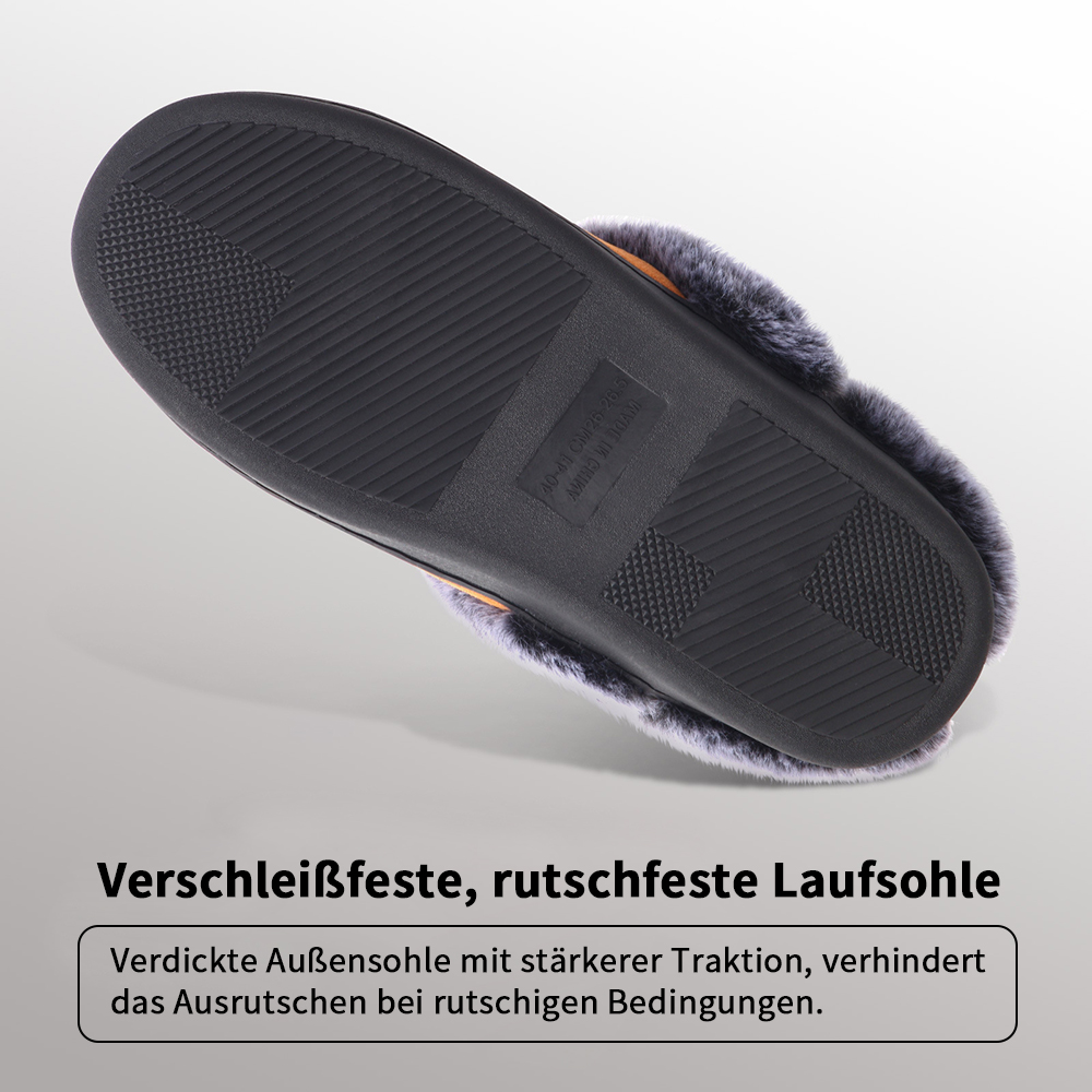 Winterwarme Und Rutschfeste Baumwollhausschuhe Aus Samt Für Herren