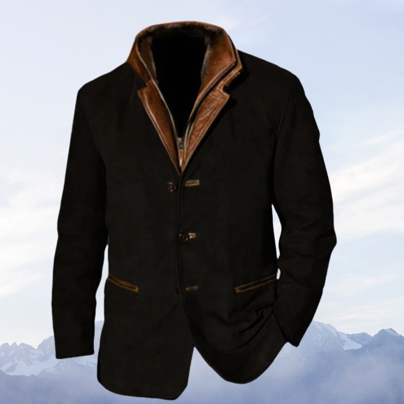 Vintage-Herrenjacke Für Herbst Und Winter