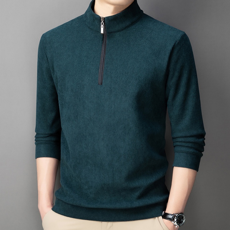 Herren-Poloshirt Mit Plüschfutter