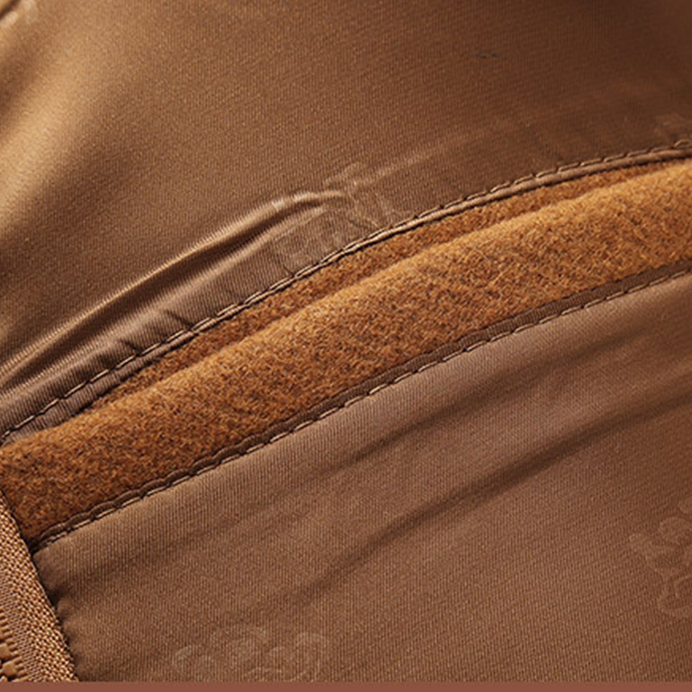 Blauschwan™ Herrenmantel mit abnehmbarem Doppelkragen aus Wolle