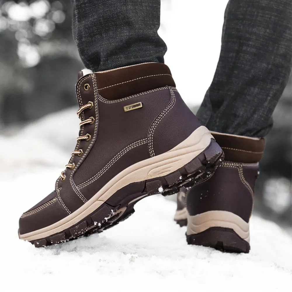 Cosmine Wasserdichte Anti Rutsch Schneestiefel für Männer Outdoor Schuhe