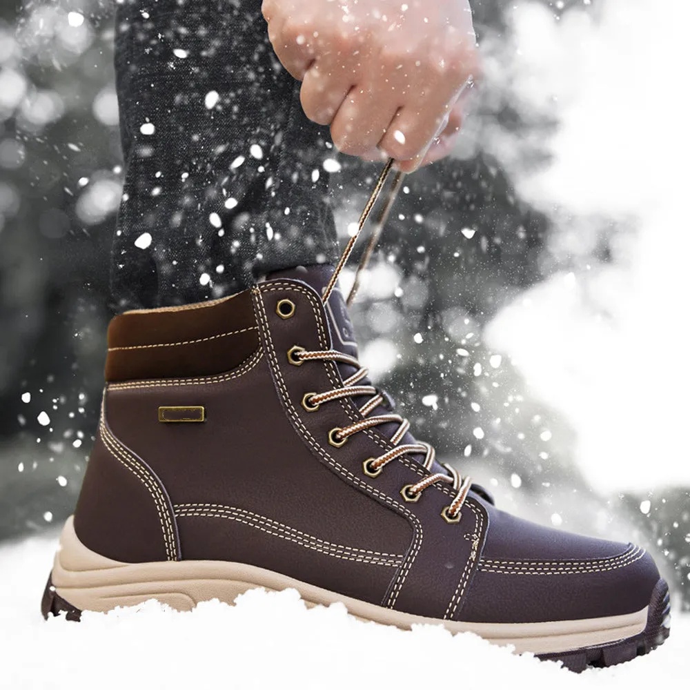 Cosmine Wasserdichte Anti Rutsch Schneestiefel für Männer Outdoor Schuhe