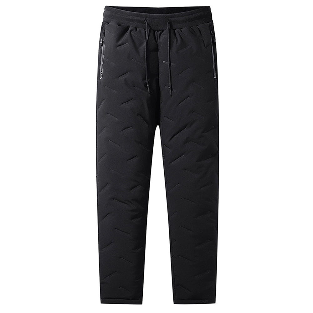 Saphirvogel™ Winterwarme Fleece-Jogginghose für Herren mit Kordelzug