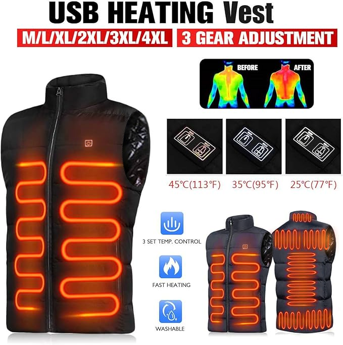 Burning Unisex Heated-Vest