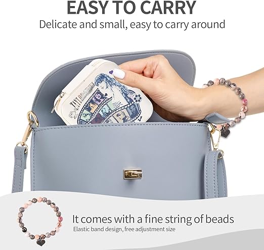 TS Inspired Jewelry Box Set, PU Leather Organizer Box, Portable Jewelry Box Music for Women,Singer Merch Gifts