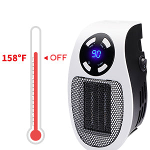 350W&450W Space Heater, Remote Wall Outlet Mini Portable Heater