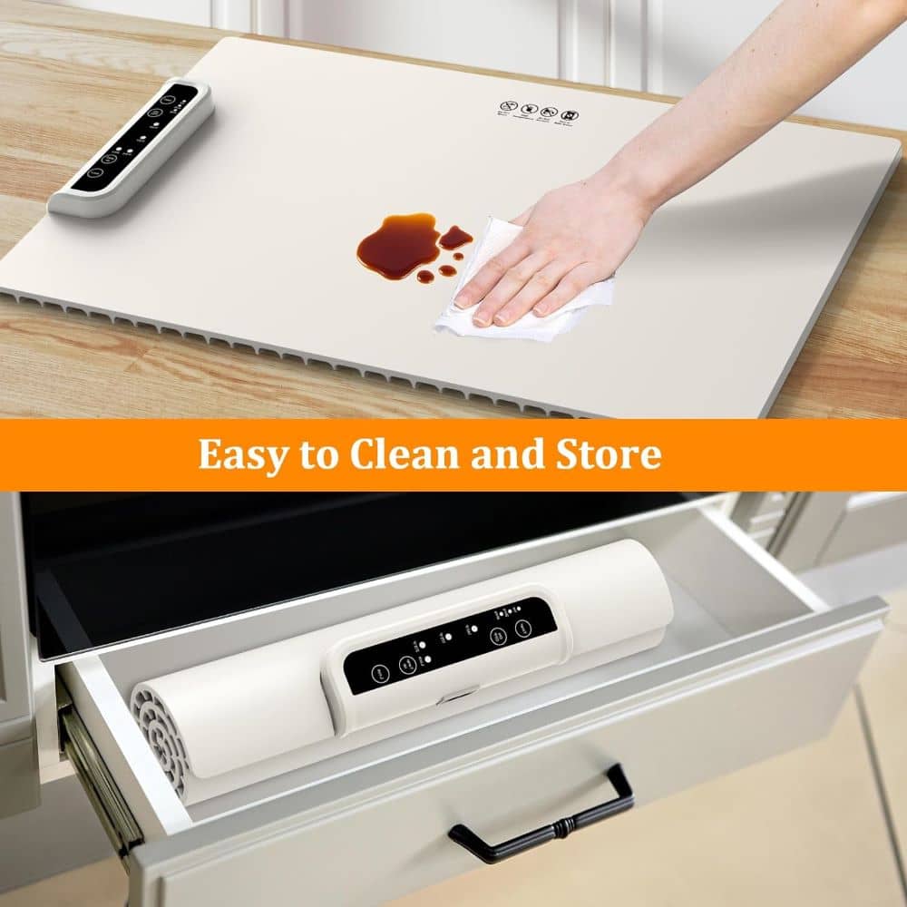 🎄 Special Holiday Offer: 44% OFF! Multi-Function Foldable Graphene Silicone Food Warming Mat
