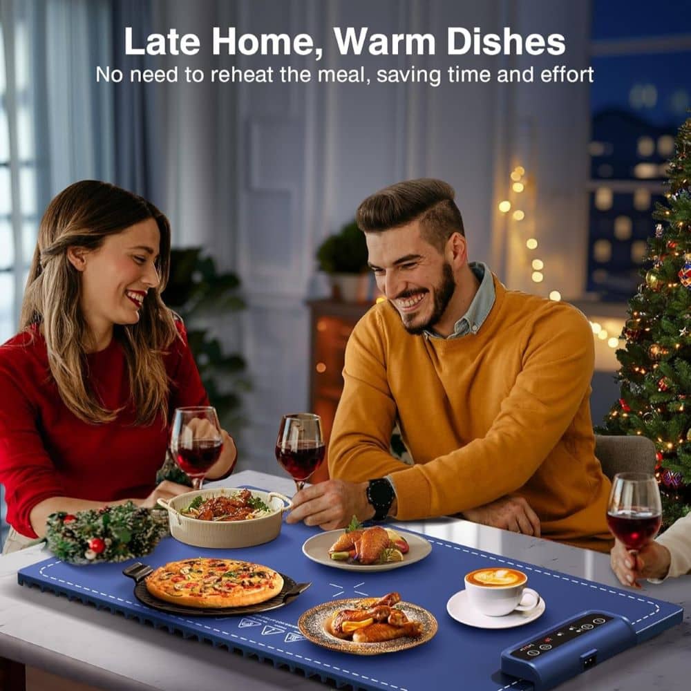 🎄 Special Holiday Offer: 44% OFF! Multi-Function Foldable Graphene Silicone Food Warming Mat