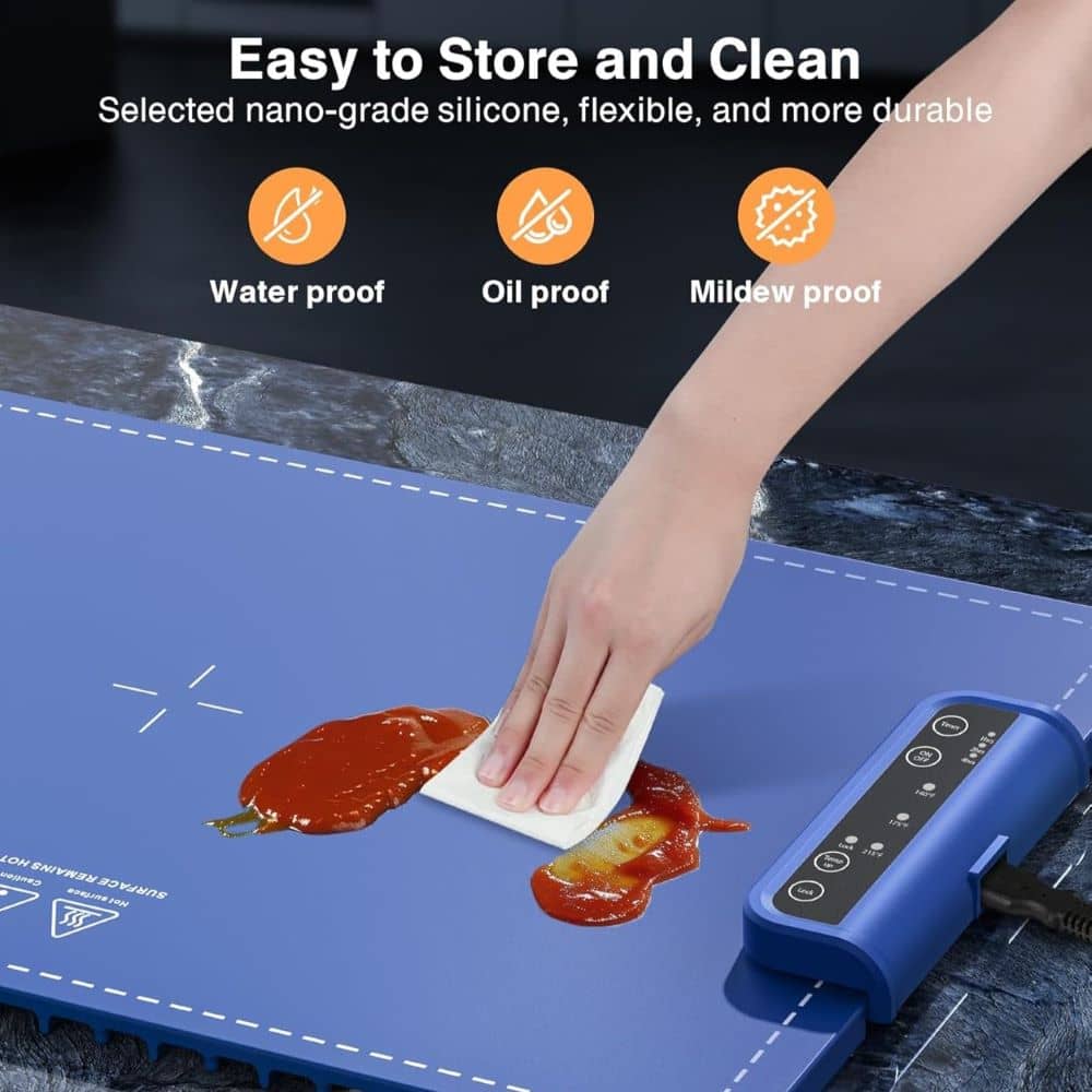 🎄 Special Holiday Offer: 44% OFF! Multi-Function Foldable Graphene Silicone Food Warming Mat