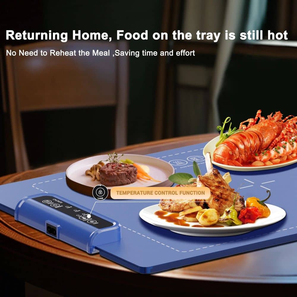 🎄 Special Holiday Offer: 44% OFF! Multi-Function Foldable Graphene Silicone Food Warming Mat