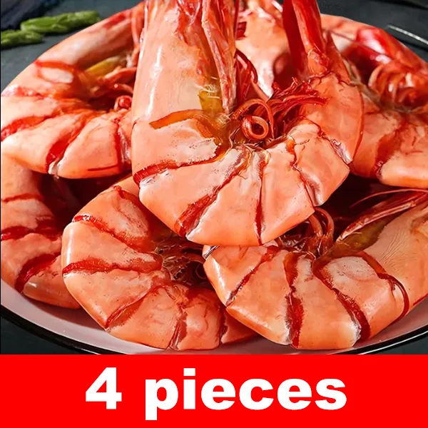 Extra-large dried grilled shrimp, ready to eat.