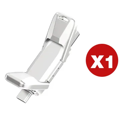 2-in-1 Mobile Solid State USB Drive for Phone & PC