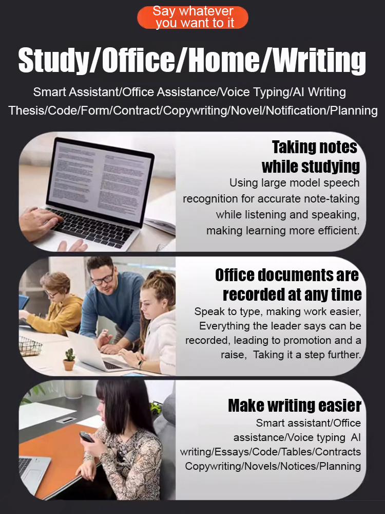 Smart Voice Translation and Recognition Wireless Tri-Mode Mouse