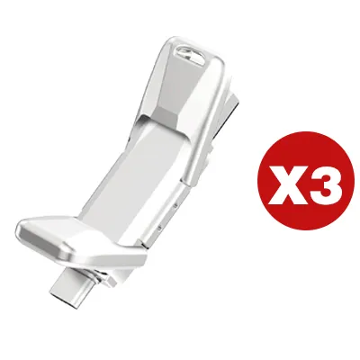 2-in-1 Mobile Solid State USB Drive for Phone & PC