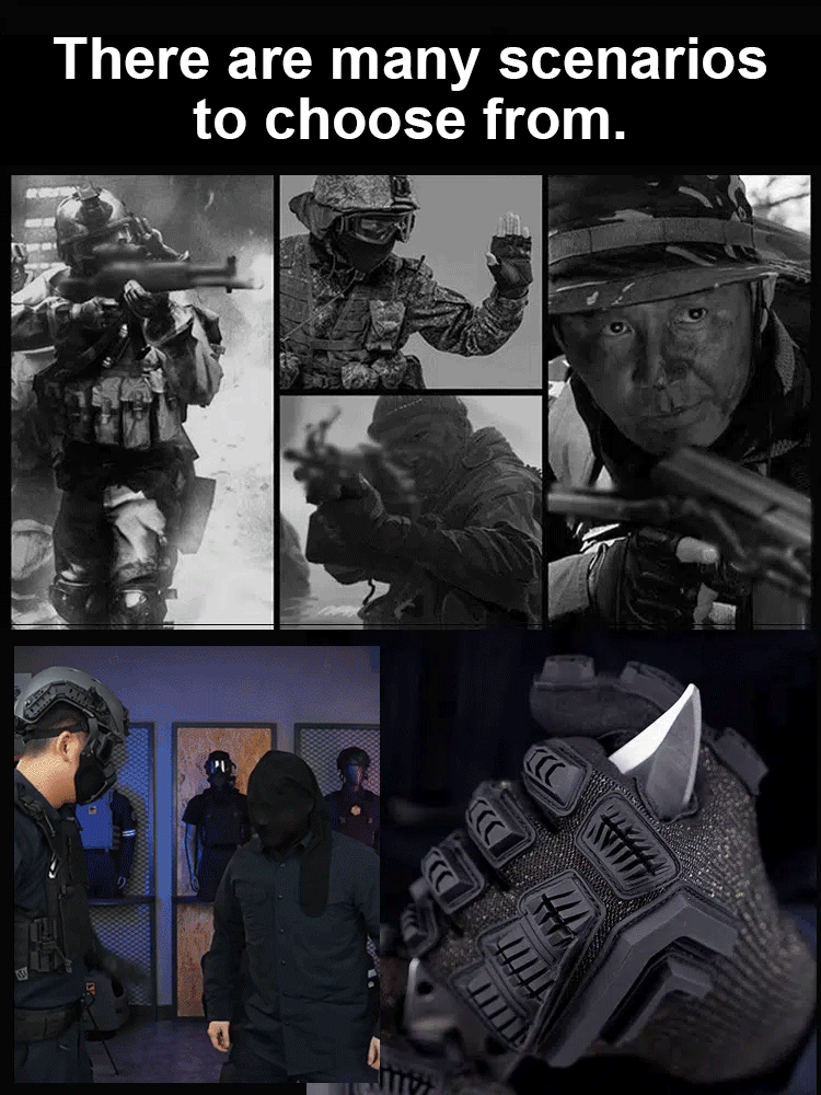 Iron Competition Mechanical Armor Pro Cut-Resistant Tactical Gloves