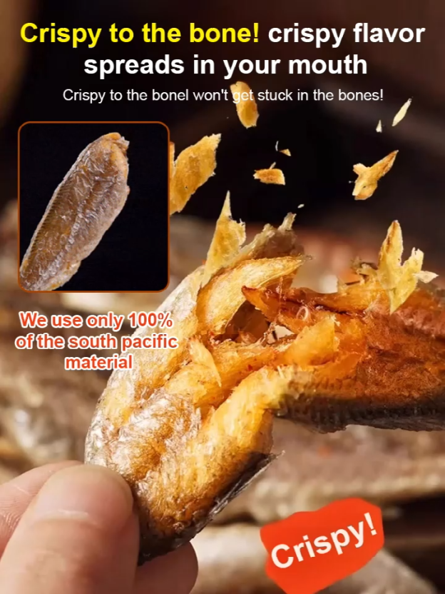 Crispy Fried Yellow Croaker, Ready-to-Eat Dried Fish