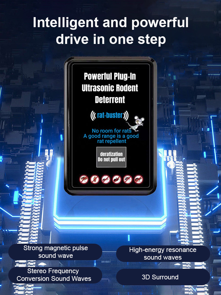 Powerful ultrasonic rodent killer