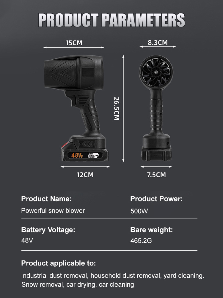 【German Quality】Powerful Snow Blower