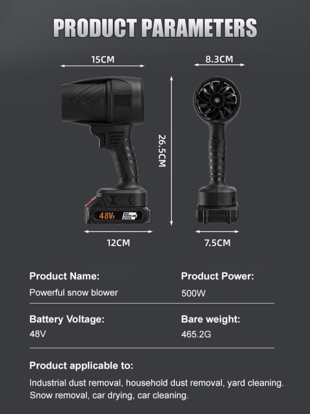 【German Quality】Powerful Snow Blower