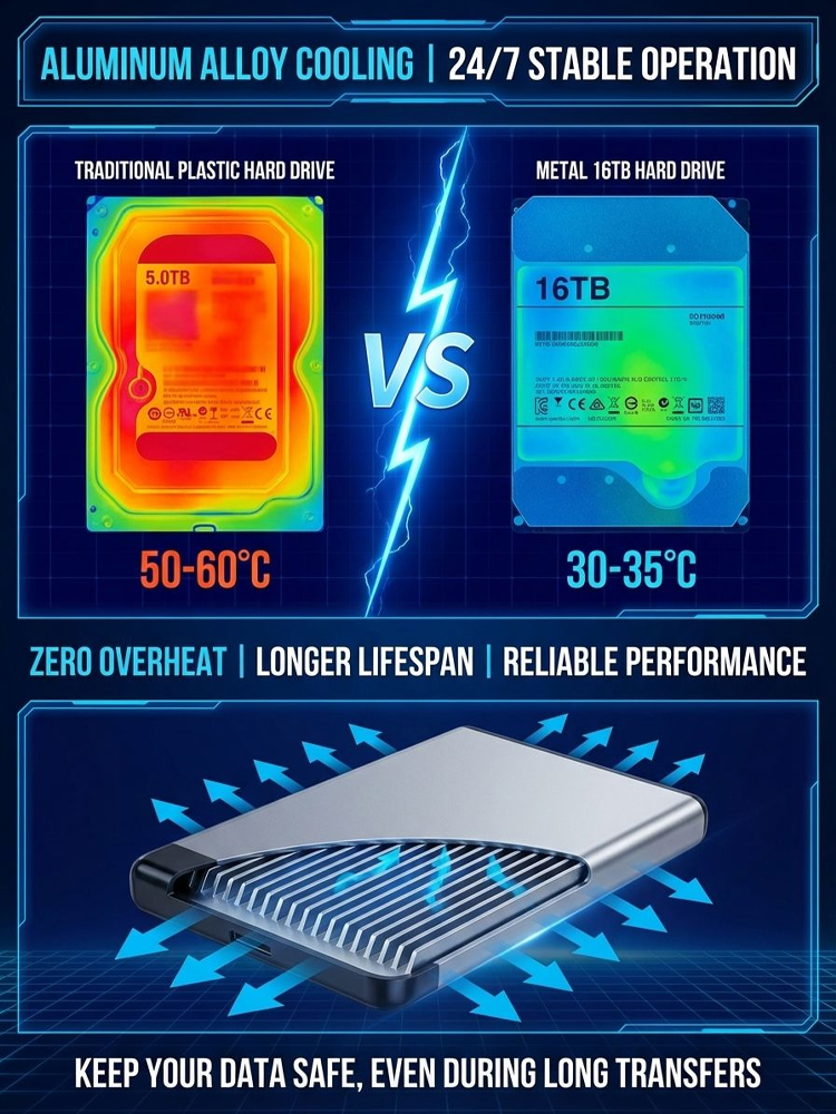 High-Speed, High-Capacity Portable Hard Drive
