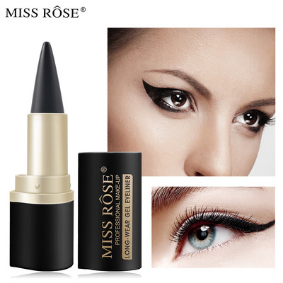 Black Single-Head Matte Waterproof Solid Eyeliner