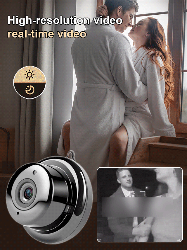 【Upgraded Ultra Invisible】Plugless camera