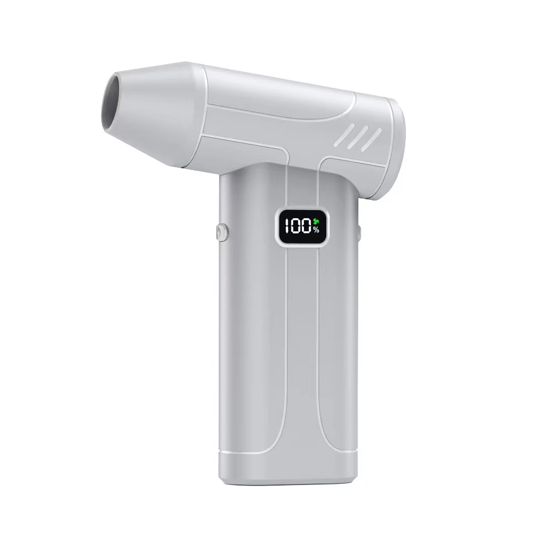 Turbocharged dust removal and snow blowing fan