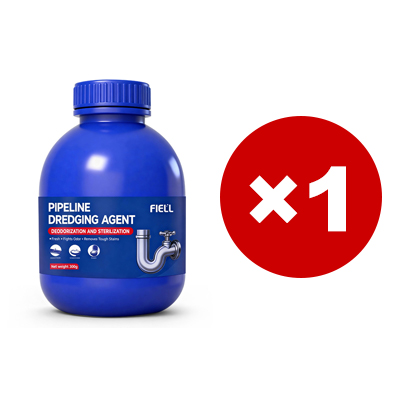 Bacteria and deodorant Pipe cleaner Pipe Unclogger Fast and efficient Blue Bottle Save time and effo