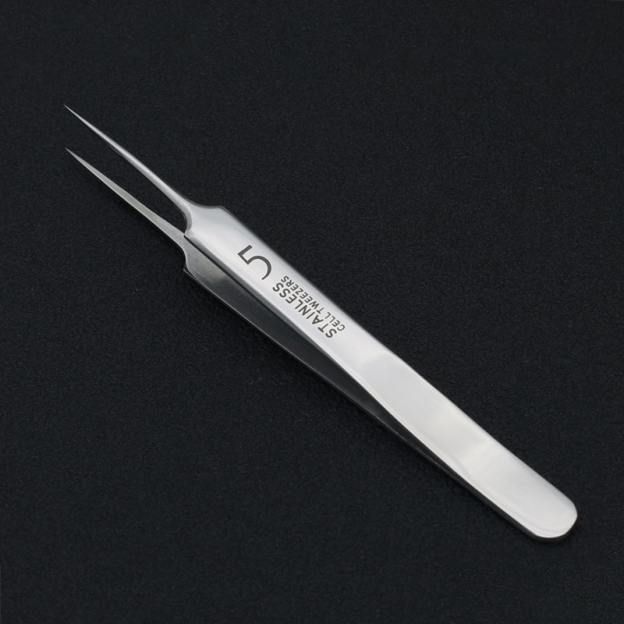 Stainless steel acne and blackhead remover tweezers