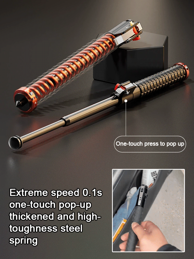  Automatic Telescopic Self-Defense Stick & Trekking Pole