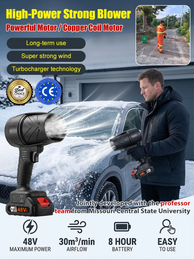 【German Quality】Powerful Snow Blower