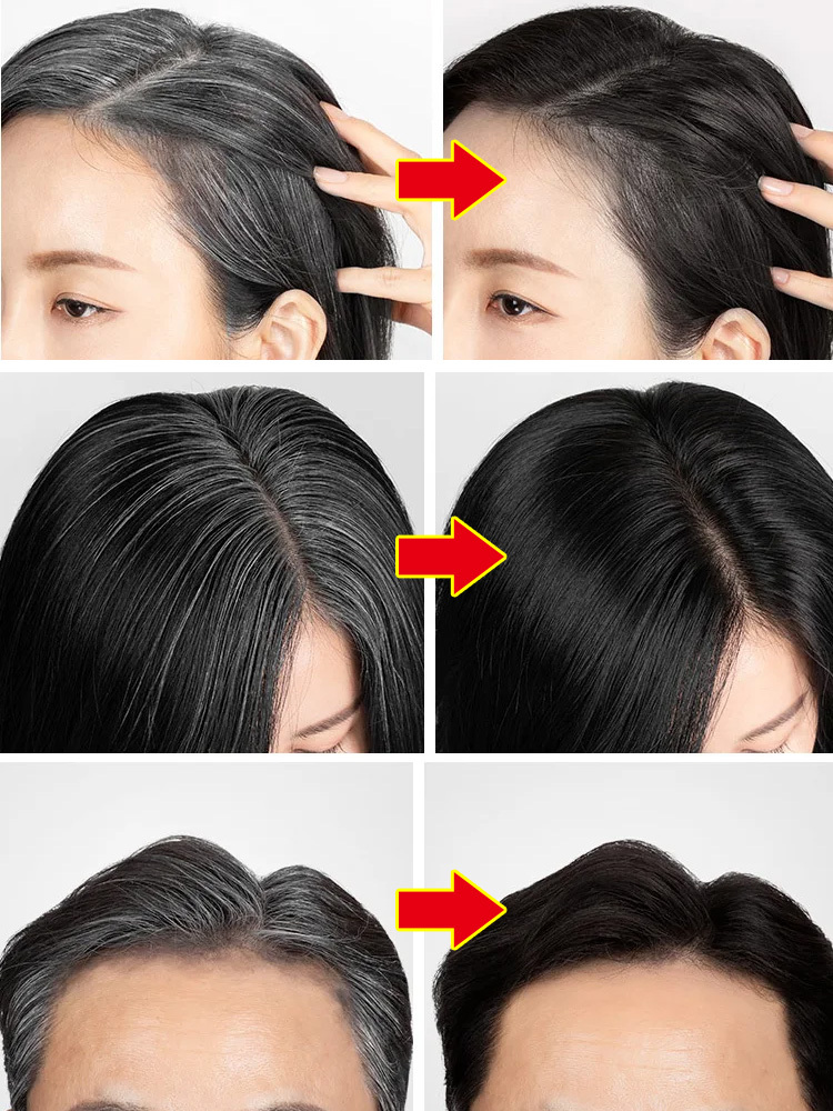 Plant black hair stick