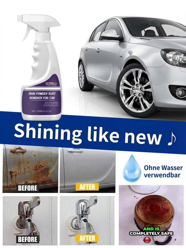 【One-Spray Refresh】Rust Removal & Care Spray