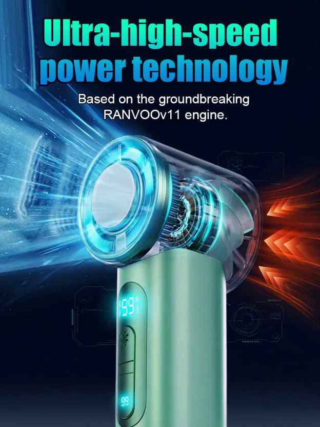 【Walking Air Conditioner】Mini Handheld Semiconductor Fan