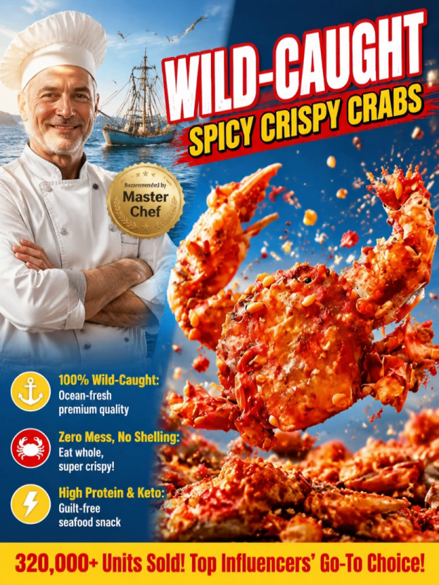 【Recommendation from Geriatrician】Deep-sea freshly caught large-batch crispy small crabs
