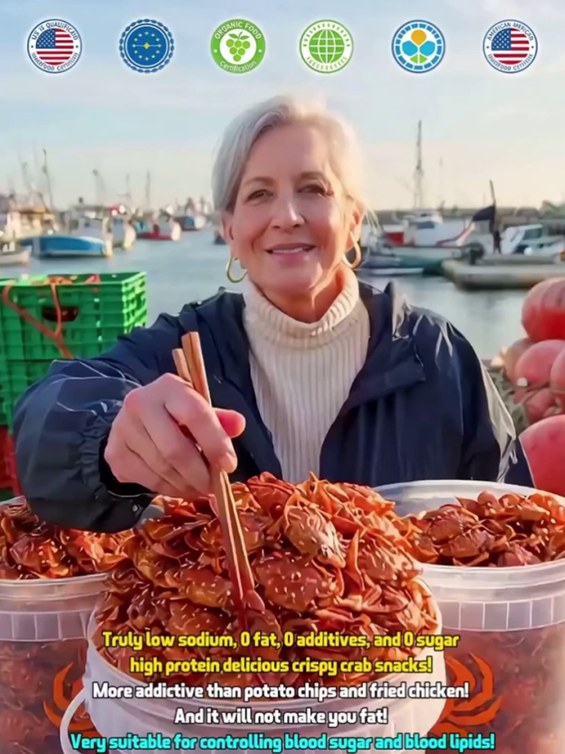 【Recommendation from Geriatrician】Deep-sea freshly caught large-batch crispy small crabs