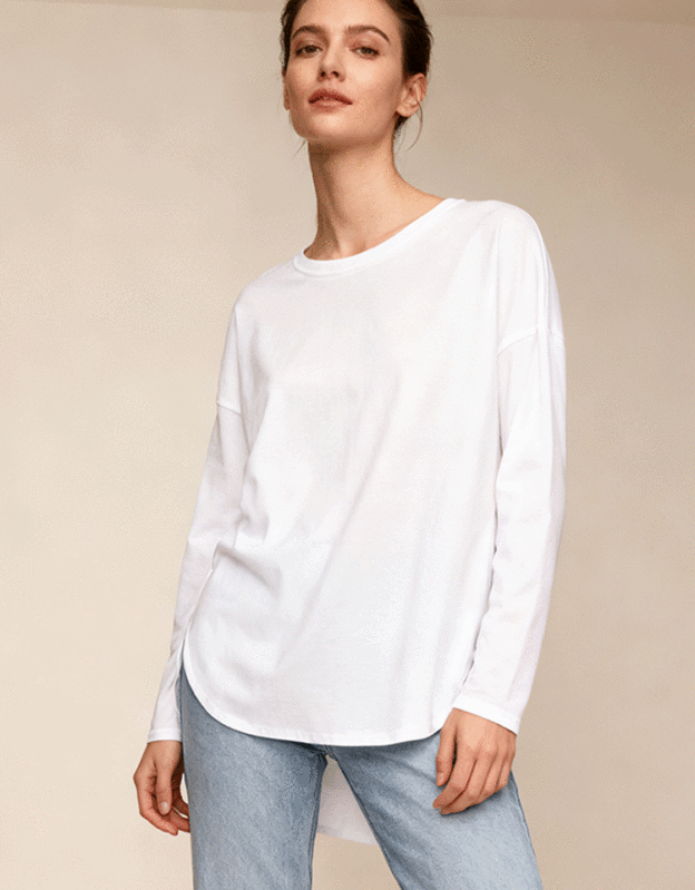 High-quality women's simple base layer top