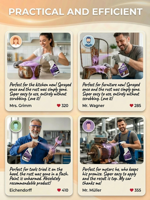 【One-Spray Refresh】Rust Removal & Care Spray