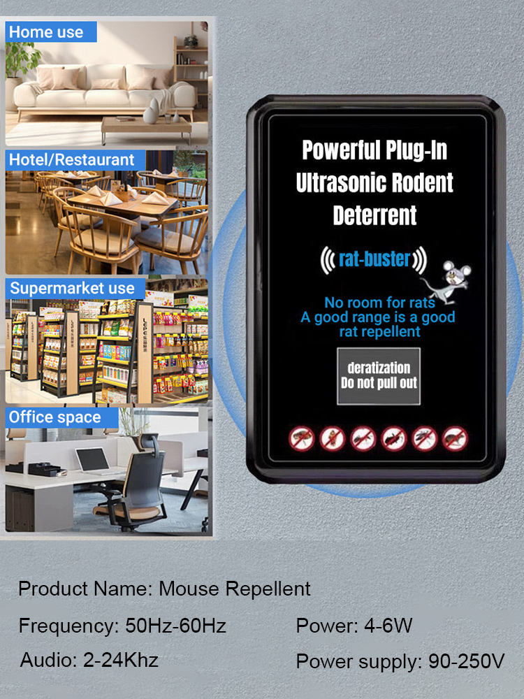 Powerful ultrasonic rodent killer