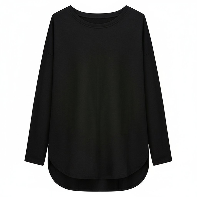 High-quality women's simple base layer top