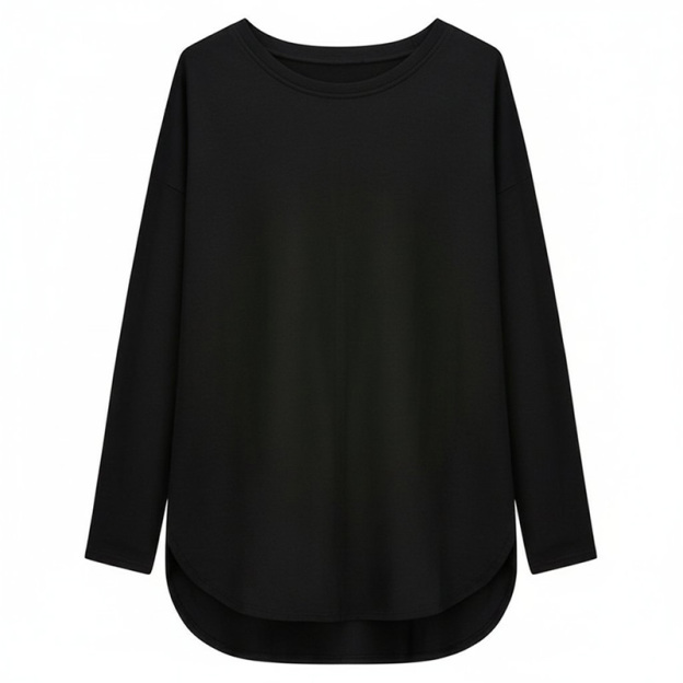 High-quality women's simple base layer top