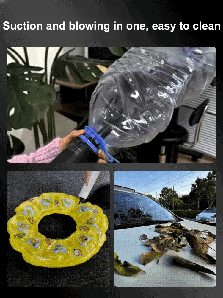 Car wireless charging vacuum cleaner