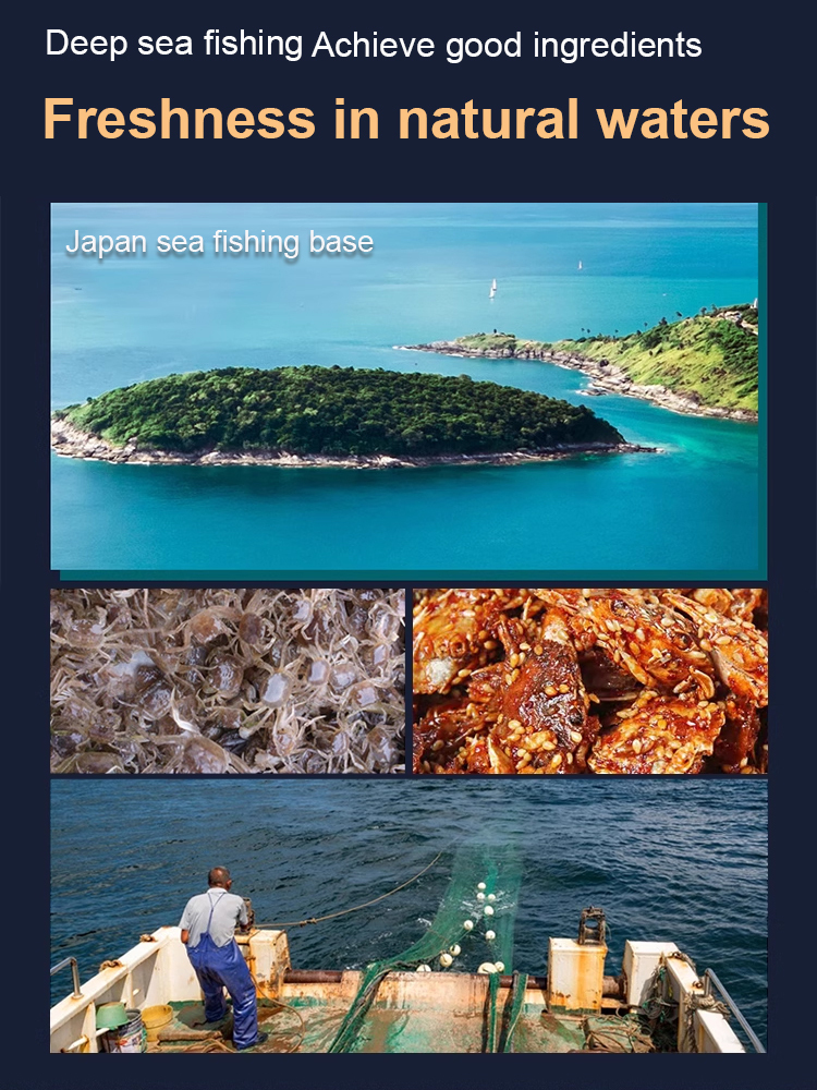 Japanese Low-Fat Crispy Ready-to-Eat Crab Snacks (Open for Return)