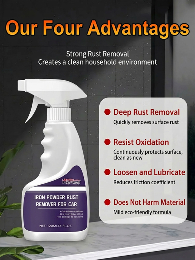 【One-Spray Refresh】Rust Removal & Care Spray