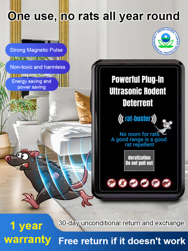 Powerful ultrasonic rodent killer