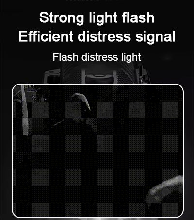 Double arc self-defense flashlight