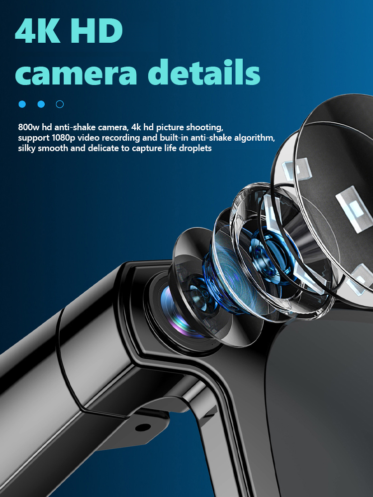 AI smart glasses with camera