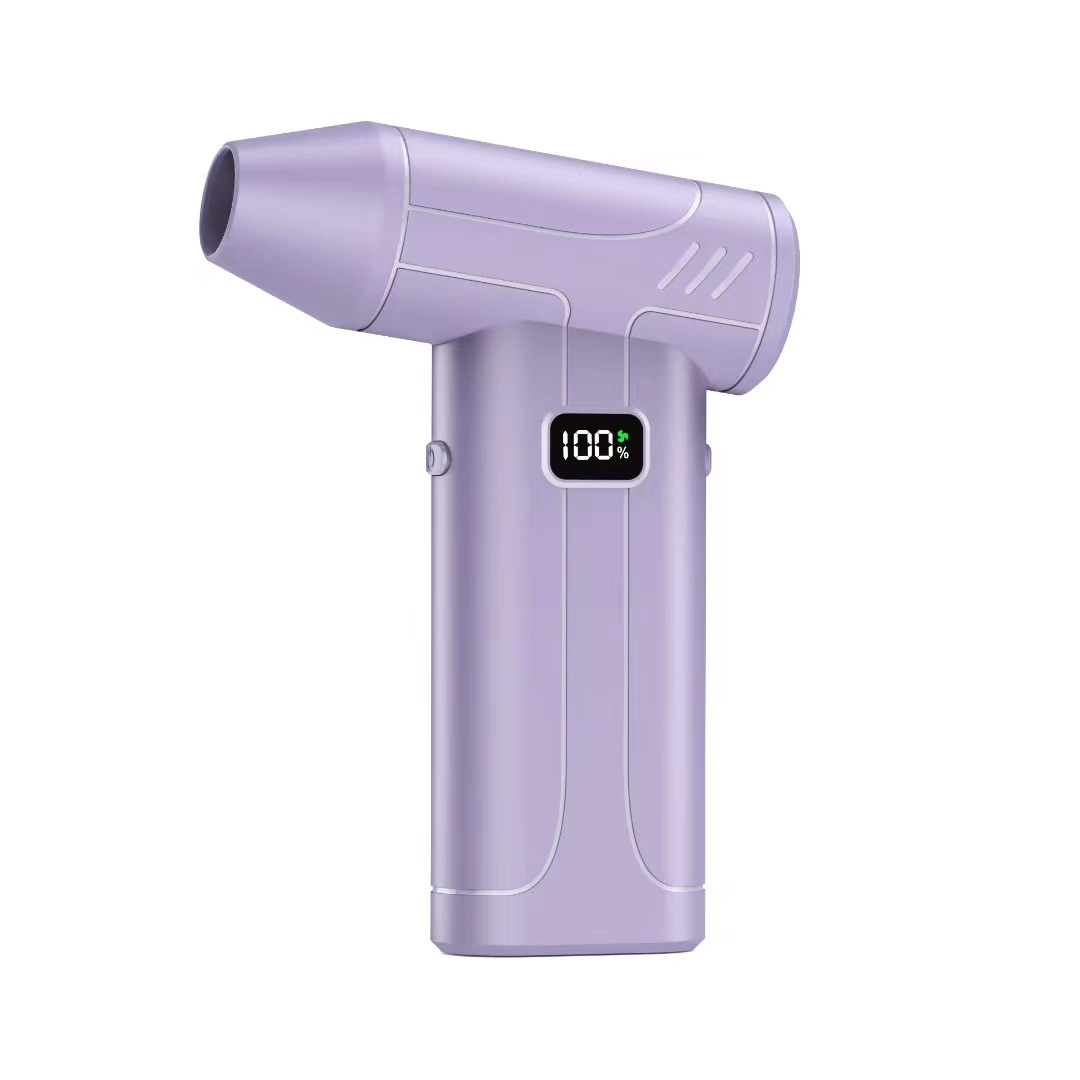 Turbocharged dust removal and snow blowing fan